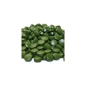 chlorelė (Chlorella) tabletėmis, 125 g.